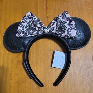 2023 Disney Parks Animal Prints Loungefly Mickey Minnie Mouse Headband Ears NWOT